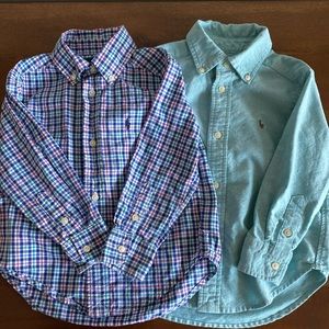 Set of Two Ralph Lauren shirts 2T
